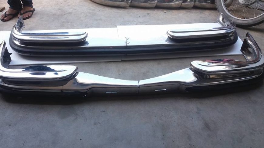 Mercedes Benz W111 Coupe 3.5 bumpers with rubbers