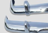 Volvo Amazon 122S EU version bumpers, stainless steel