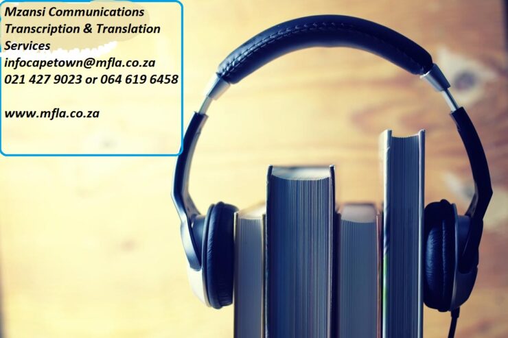 TRANSCRIPTION & TRANSLATION SERVICES IN CAPE TOWN
