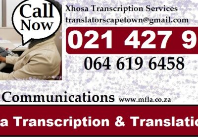 Xhosa-transcription-services