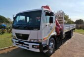 2009 Nissan DIESEL UD90 DROPSIDE FITTED FASSI F175A CRANE For Sale