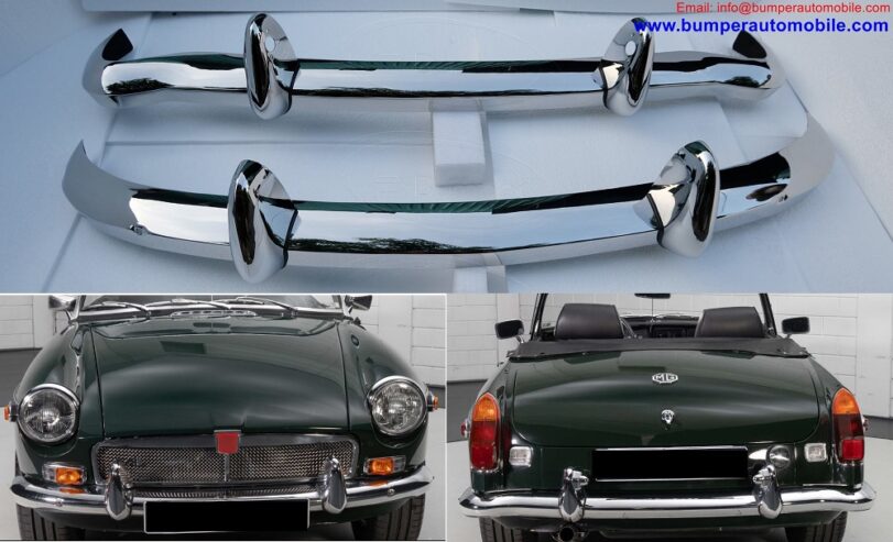 MGB bumpers for MGB Roadster, MGB GT, MGC Roadster, GT and MGB V8 (1962-1974)