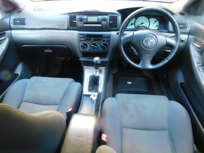 2004 Toyota Corolla 160i GLE Manual 93,000km Cloth Seats Sedan Well Maintained BLUE NOW @